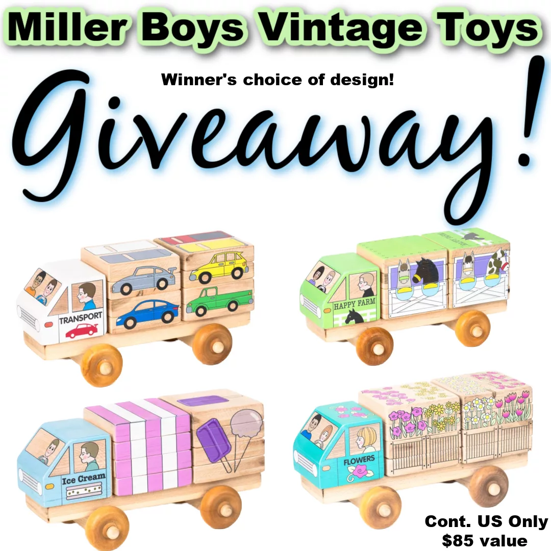 Miller Boys Vintage Toys Review + Giveaway.