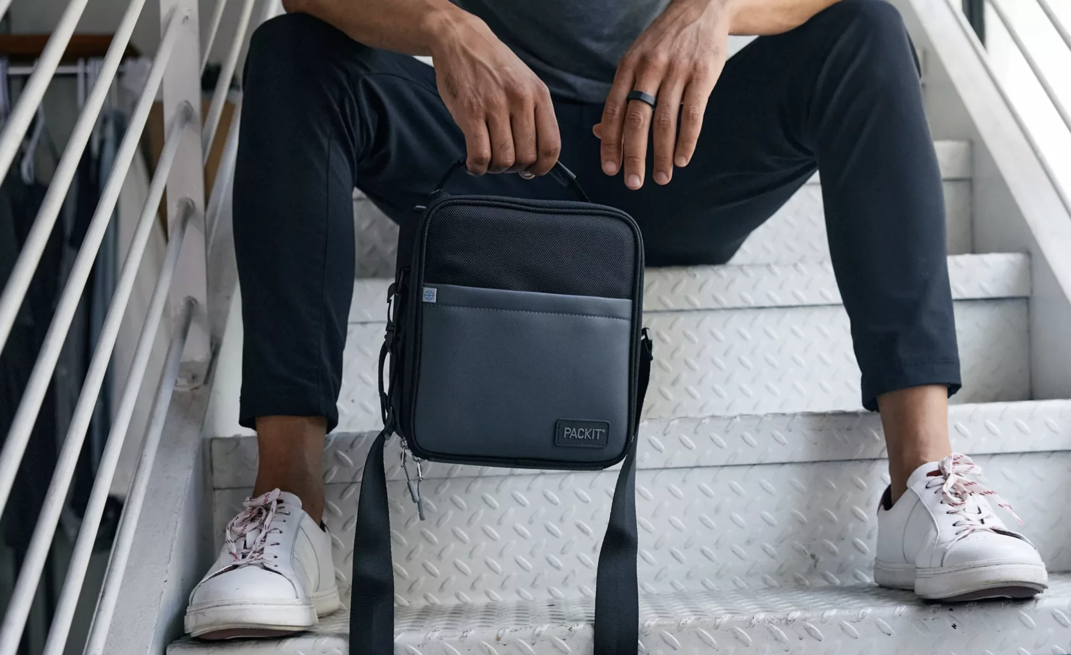 PACKIT Freezable Upright Lunch Box: ECOFREEZE+ Collection.