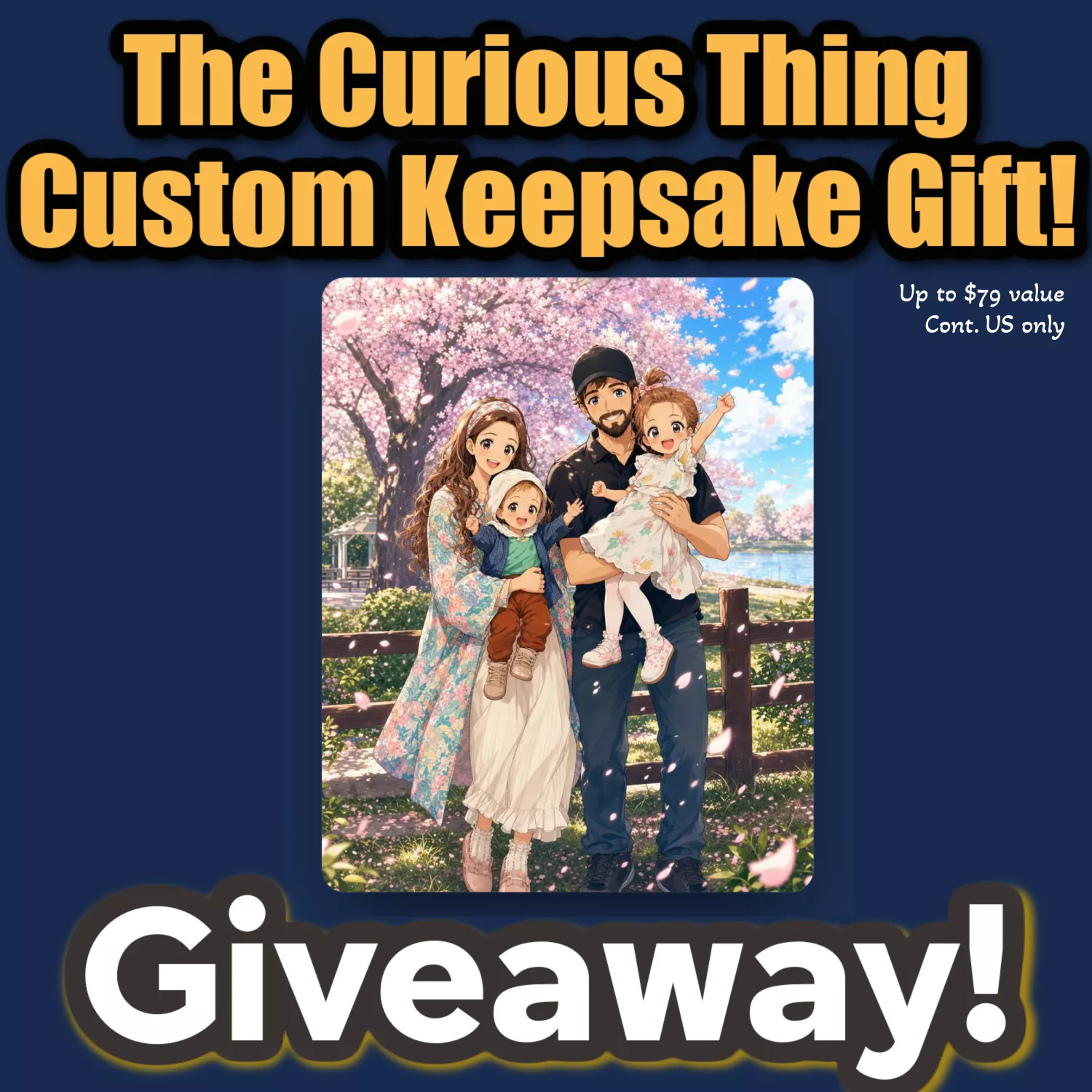 The Curious Thing Personalized Portrait Keepsake Review + Giveaway.