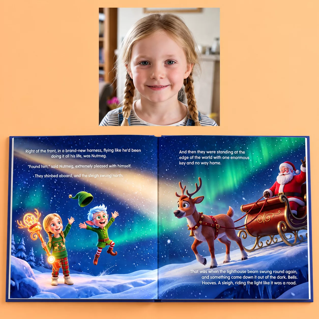 Emberly: The Night You Saved Christmas Custom Book.