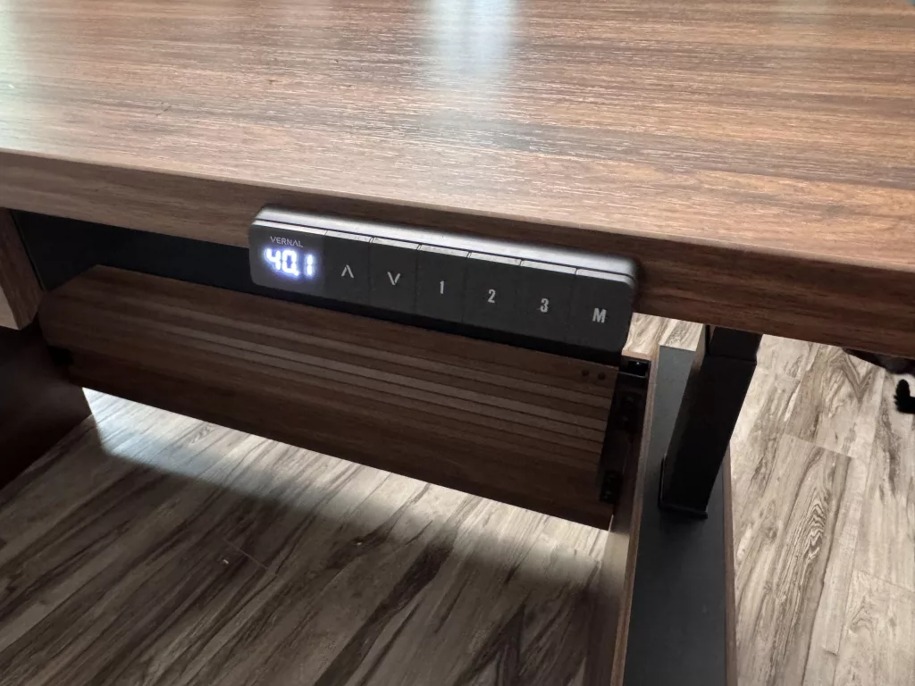 vernal executive standing desk keypad