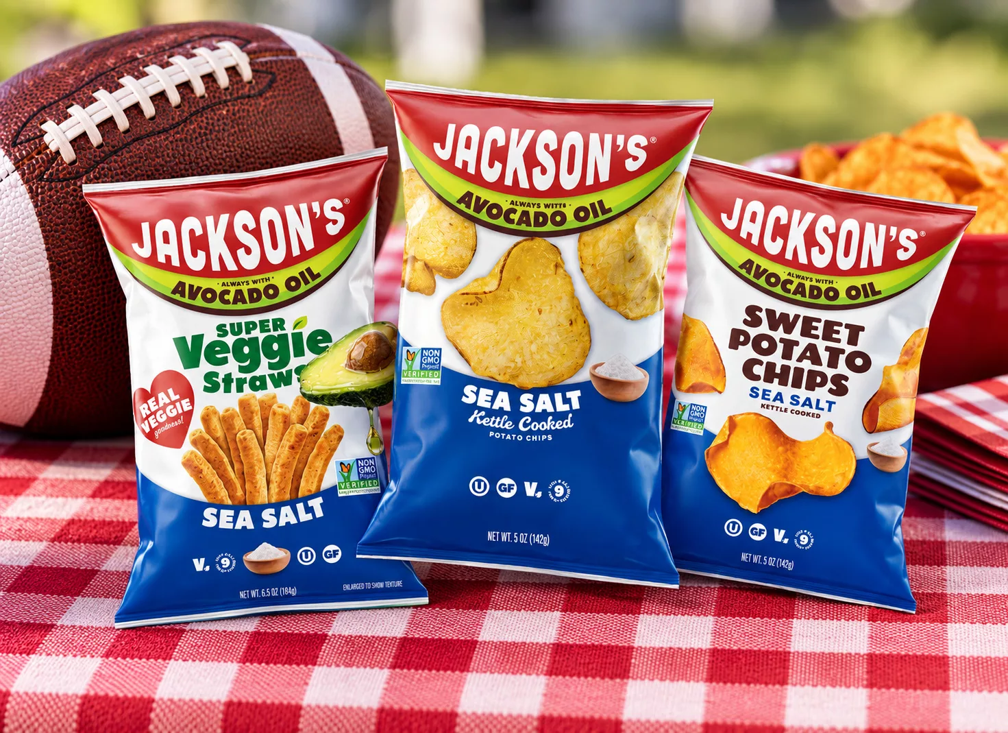 Jackson’s Chips Variety Of Snacks.