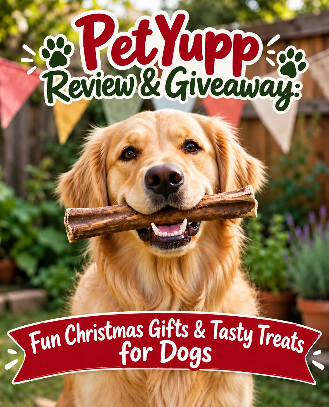 PetYupp Review & Giveaway: Fun Christmas Gifts & Tasty Treats for Dogs.