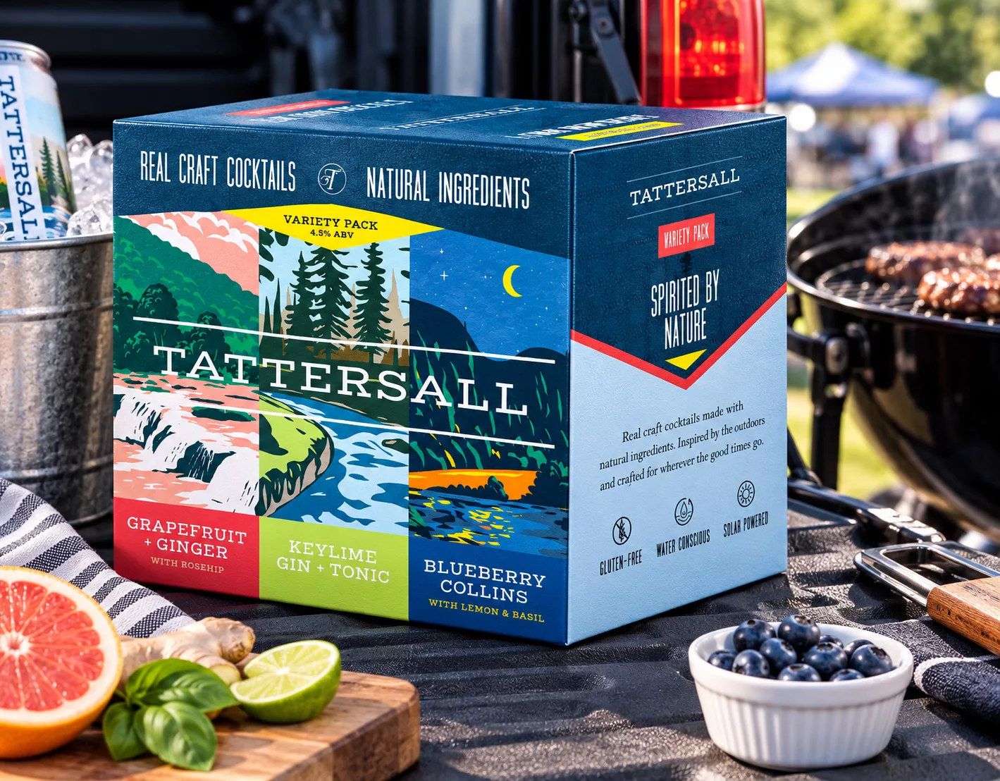 Tattersall Canned Cocktail Variety Pack.