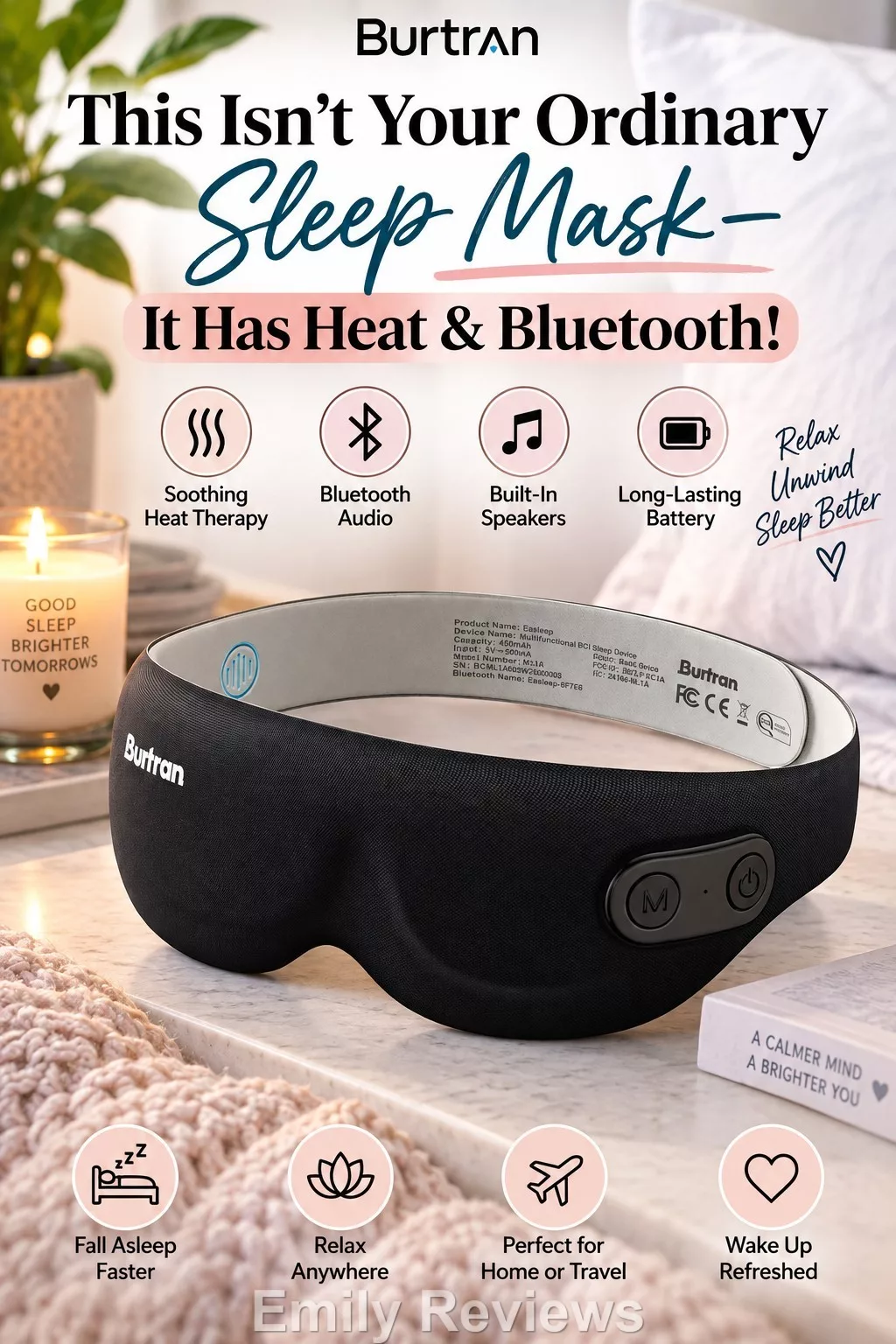 BURTRAN Recharge Mask review, BURTRAN Recharge Mask, BURTRAN relaxation device, BURTRAN meditation device, AI relaxation device, AI meditation device, smart relaxation mask, meditation mask, EEG relaxation device, EEG meditation device, AI powered meditation device, relaxation and recovery device, Bluetooth meditation mask, heated relaxation mask, binaural beats meditation device, relaxation device for travel, meditation device for stress relief, short rest sessions, 20 minute relaxation, recovery technology, meditation technology, relaxation technology