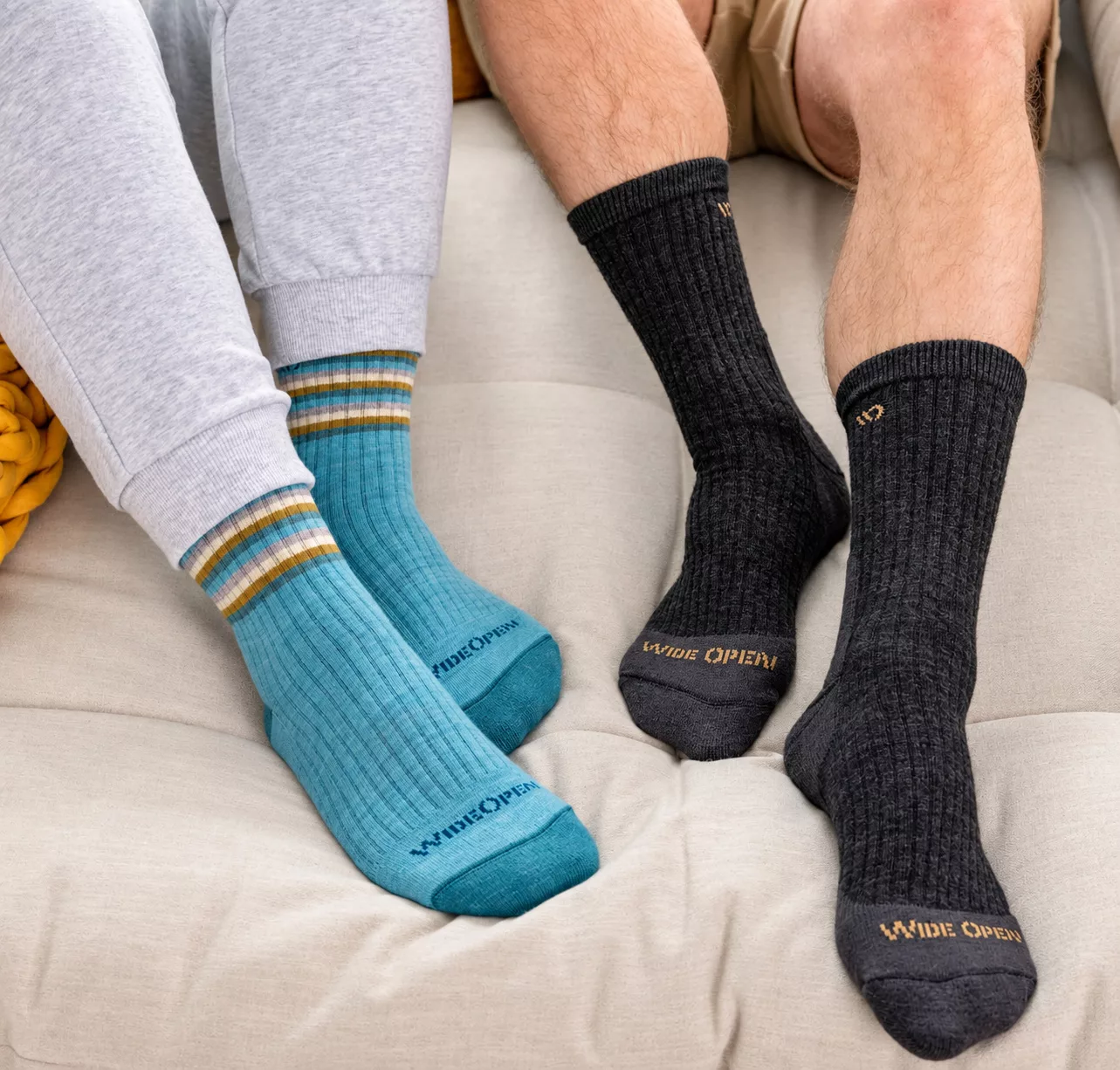 Wide Open Socks.