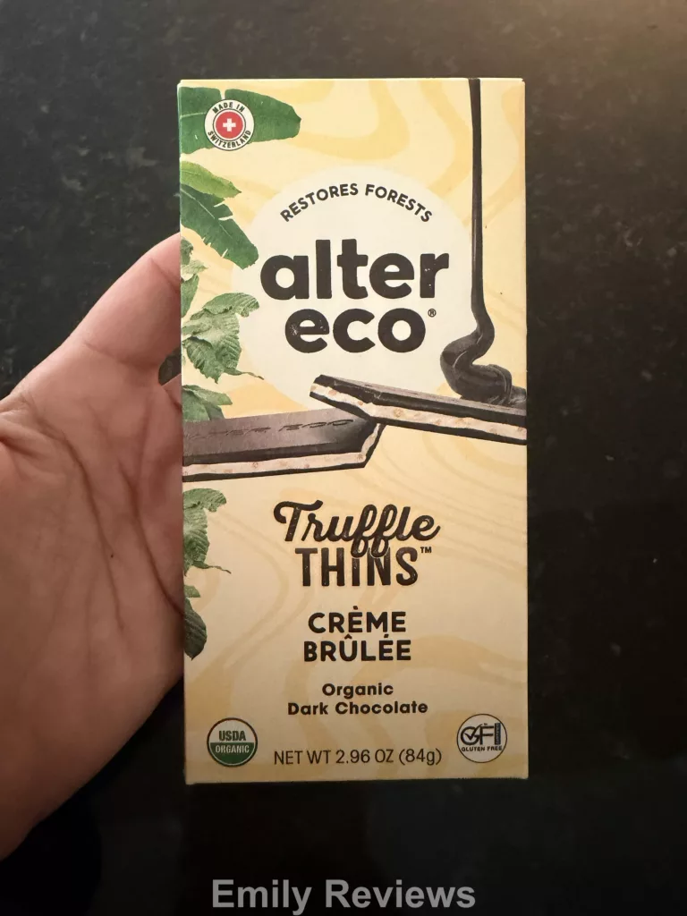 Alter Eco review, Alter Eco chocolate review, Alter Eco Dark Chocolate Oat Clusters, Dark Chocolate Oat Clusters review, Alter Eco Oat Clusters, Alter Eco Truffle Thins, Salted Caramel Truffle Thins, Crème Brûlée Truffle Thins, Mint Crème Truffle Thins, Alter Eco Sea Salt Chocolate Bar, Alter Eco Mint Blackout, Alter Eco Raspberry Blackout, organic dark chocolate, Fair Trade chocolate, best dark chocolate, organic chocolate snacks, dark chocolate snacks, Alter Eco chocolate bars, chocolate snack review, best organic chocolate