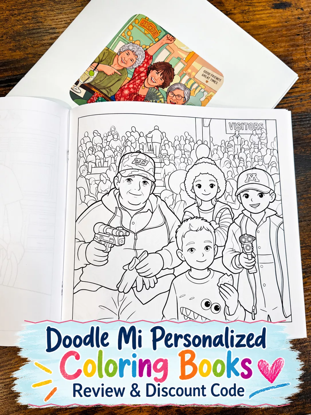 Doodle Mi Personalized Coloring Books Review & Discount Code.