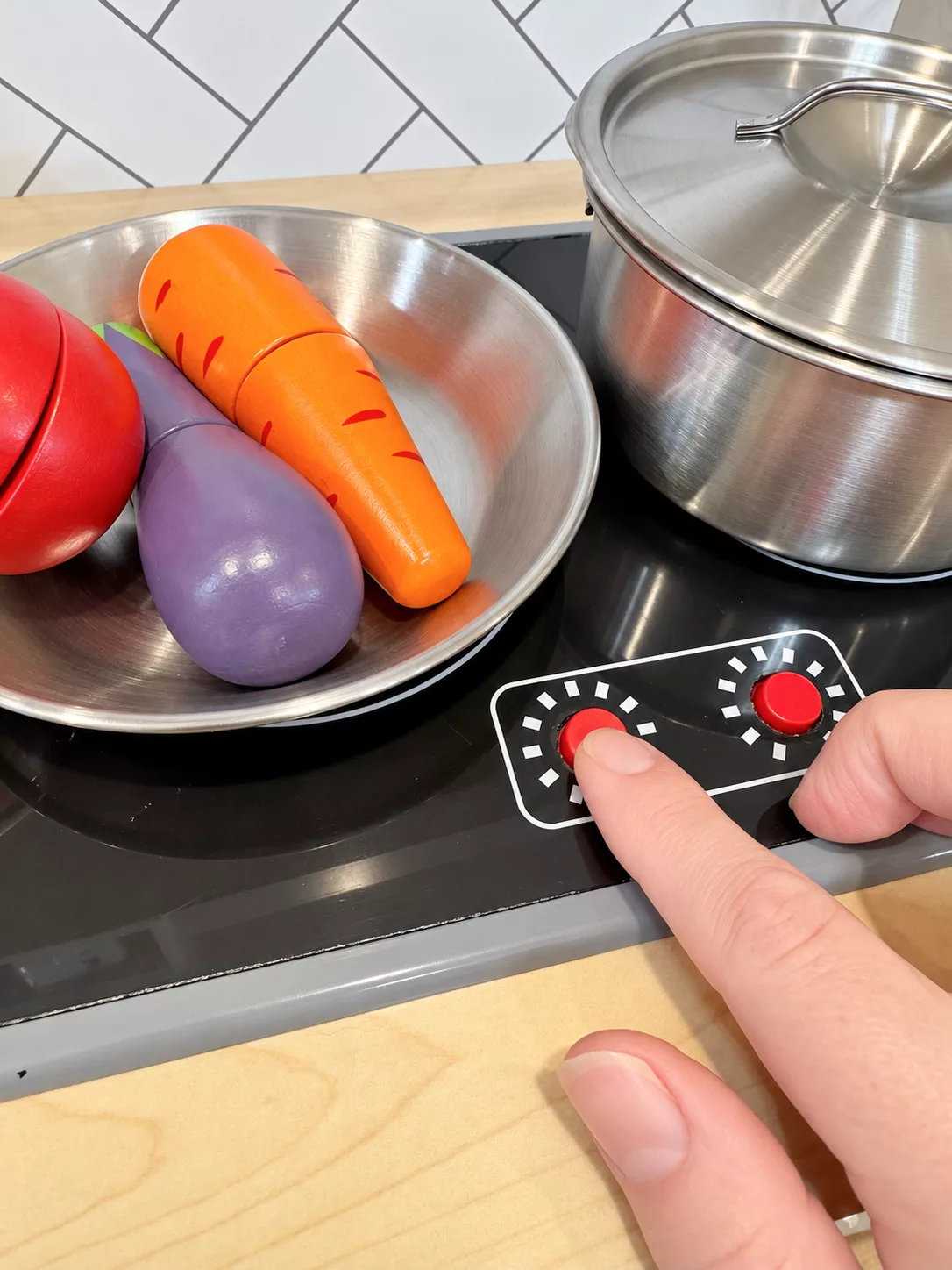 Freniland Wooden Kitchen & Coffee Center: Ultimate Pretend Play Kitchen Duo (+ Giveaway).