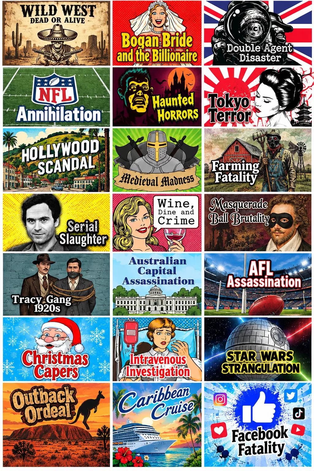 Murder in a Box: Turn Your Next Gathering Into a Murder Mystery Adventure Giveaway.