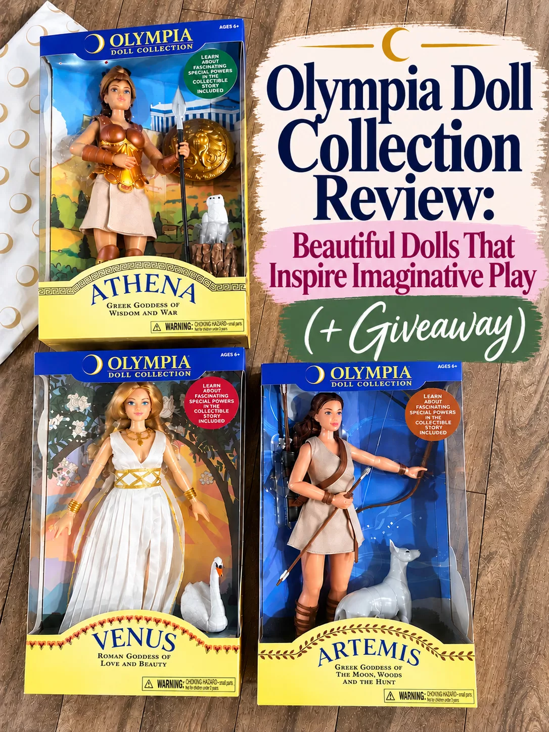 Olympia Doll Collection Review: Beautiful Dolls That Inspire Imaginative Play (+ Giveaway).