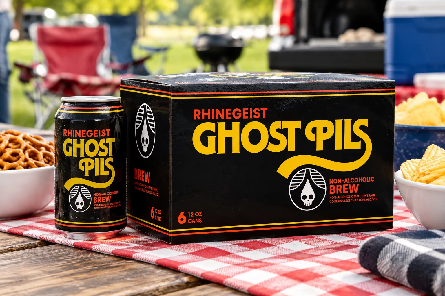 Rhinegeist Ghost Pils - Non Alcoholic Pilsner.